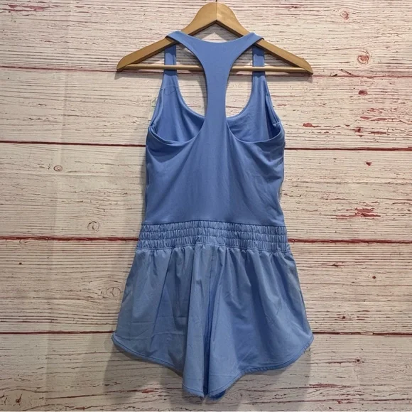 NWT Offline by Aerie Real Me Hot Stuff Romper in Blue Lion Sz S - Picture 10 of 15